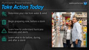 Take Action to prepare for hurricanes